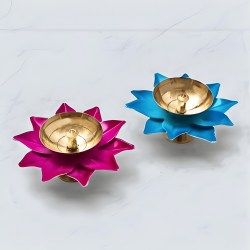 Lotus Brass Diya - 3 Inch 