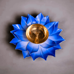 Lotus Brass Diya - 6 Inch