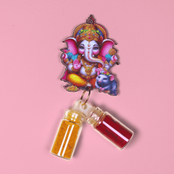 Lord Ganesh Haldi Kumkum 