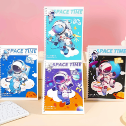 Astronaut Theme Spiral Diary