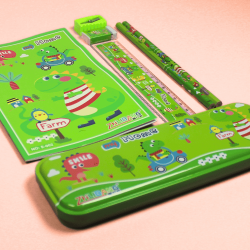 Safari Mix Theme Gift set with Pencil Case