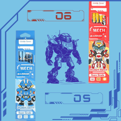 Mech Warrior Pencil Mech Warrior Pencil