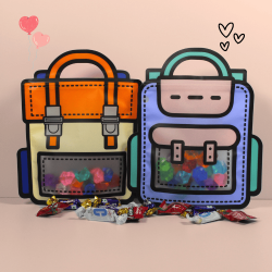 School Bag Ziplock Goodie Bags